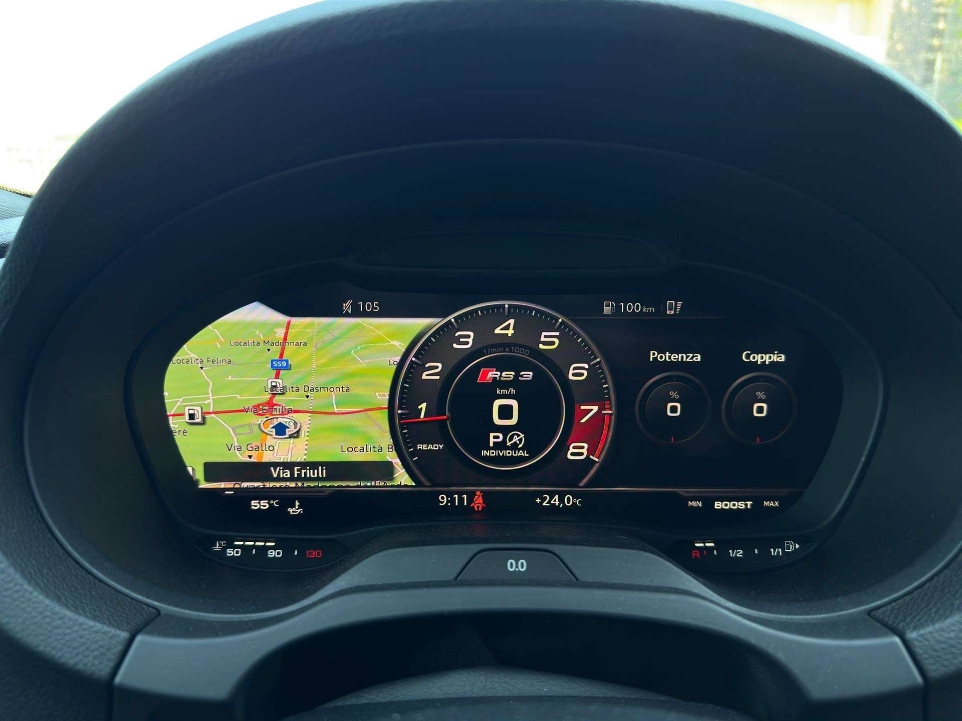 Audi RS3  Sportback quattro S-tronic *VIRTUAL COCKPIT*NO OPF*UFFICIALE AUDI*